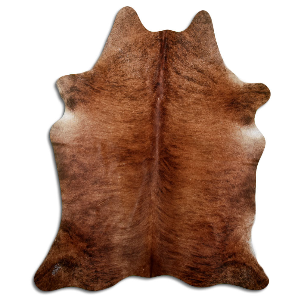 Peau de vache exotique d’environ 200 × 160 cm, vue de dessus : exactement la peau que vous recevez