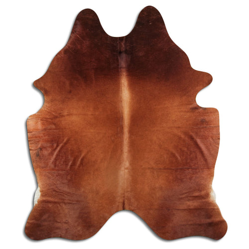 Peau de vache marron L