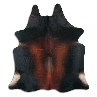 Peau de vache marron L