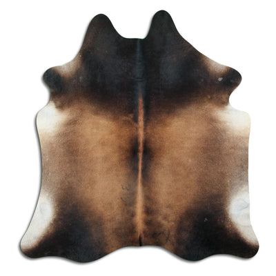 Peau de vache marron L
