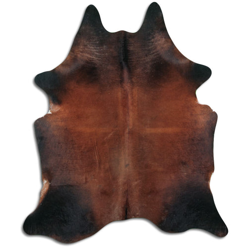 Peau de vache marron XL