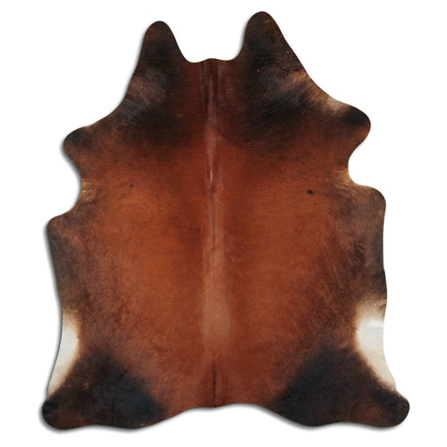 Peau de vache marron XL