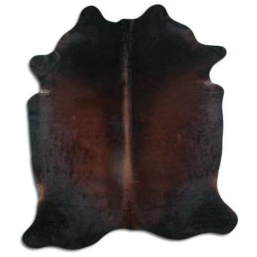Peau de vache marron L