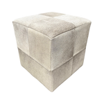 Pouf en peau de vache | plusieurs coloris disponibles