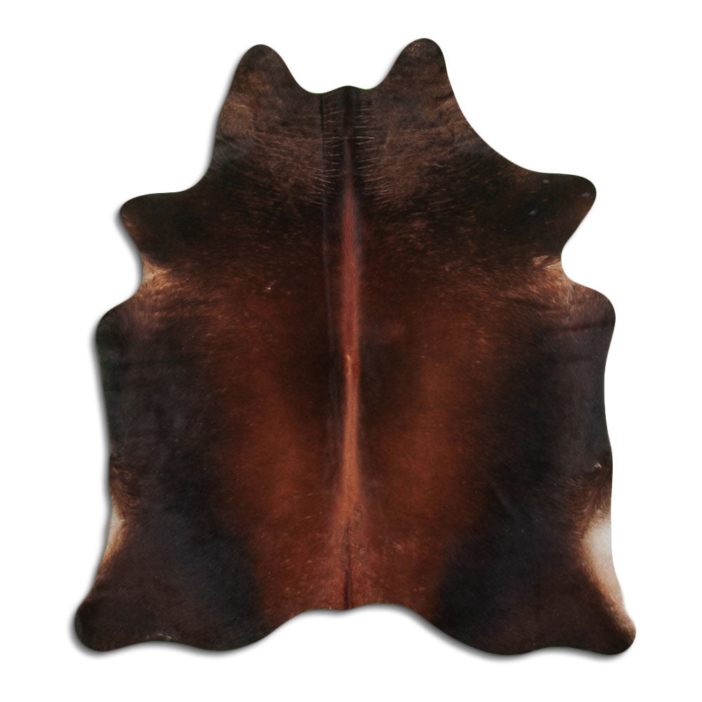 Peau de vache marron L
