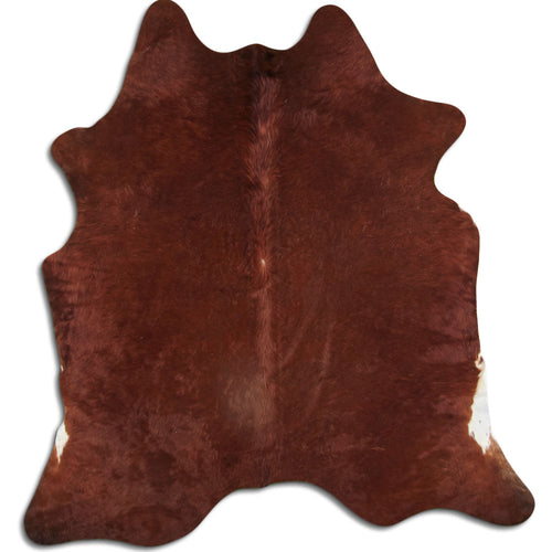 Peau de vache marron L