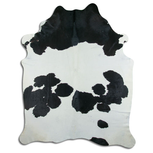 Peau de vache noire et blanche XXXL