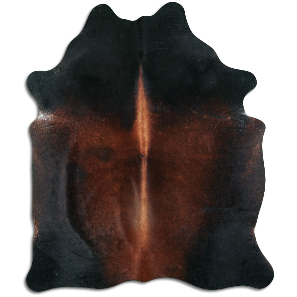 Peau de vache marron L
