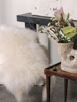 Peau de mouton islandaise blanche