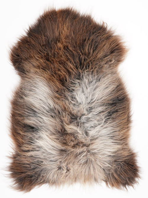 Peau de mouton multicolore L