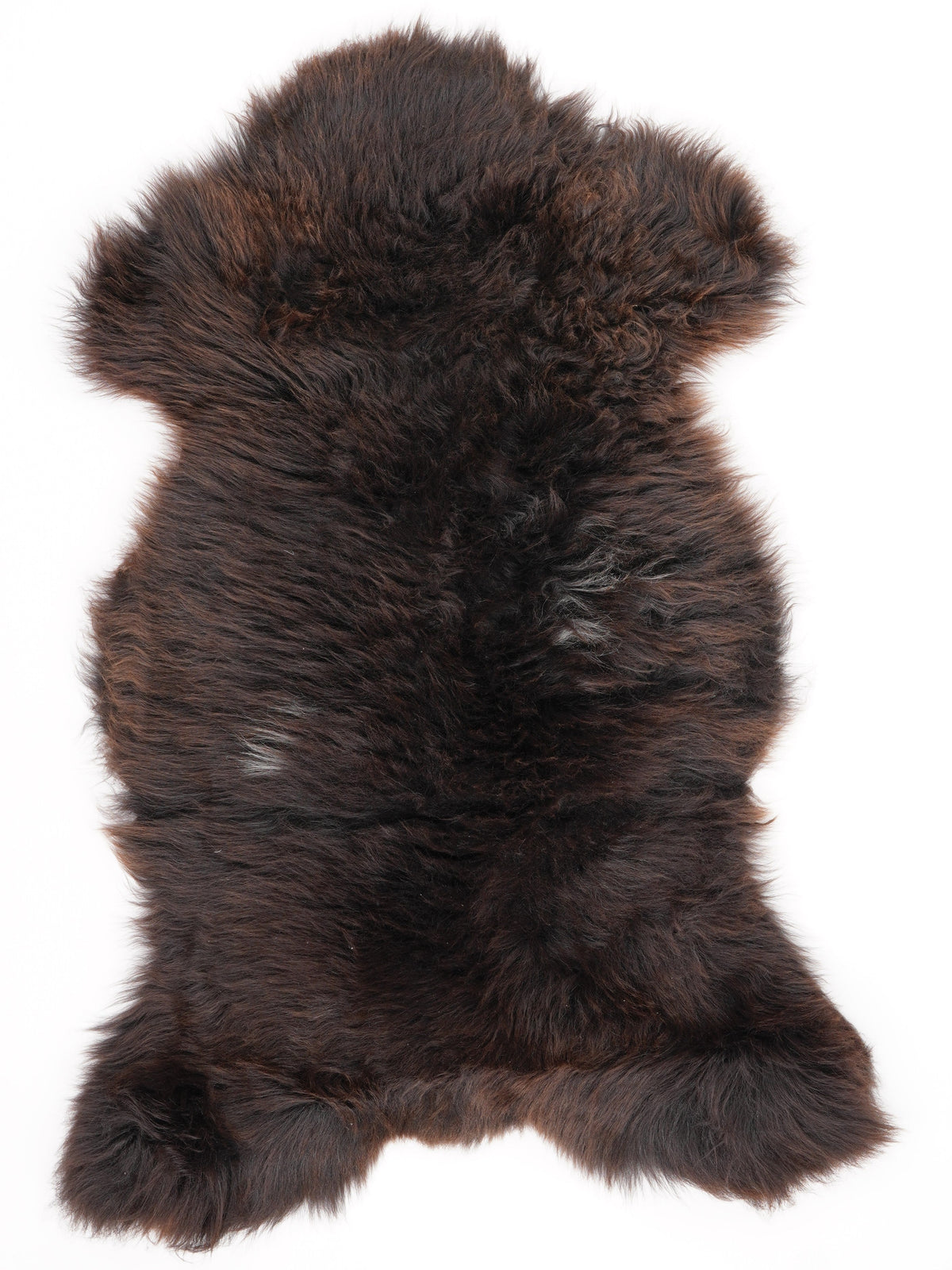 Peau de mouton marron L