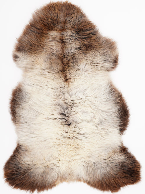 Peau de mouton multicolore L