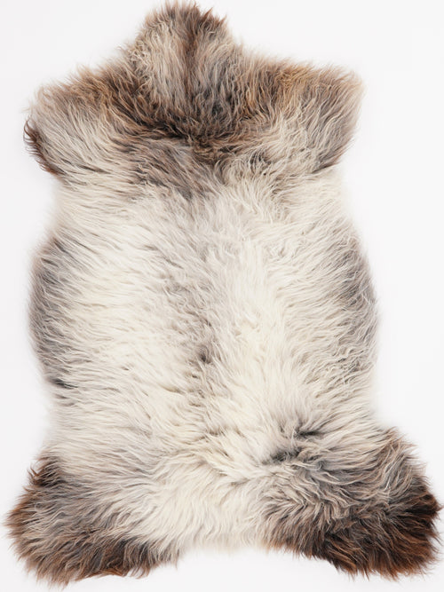 Peau de mouton multicolore L