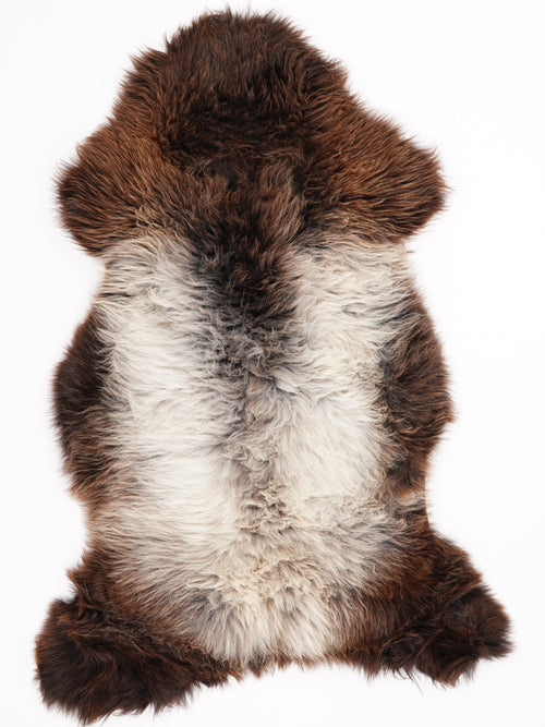 Peau de mouton multicolore L