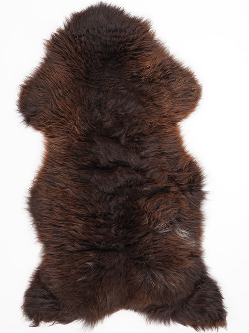 Peau de mouton marron XXL