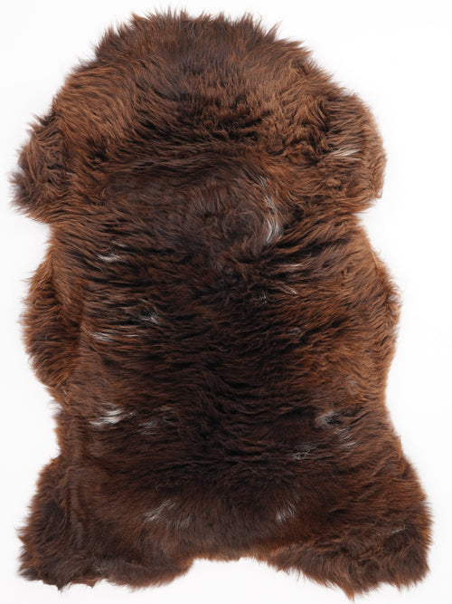 Peau de mouton marron L