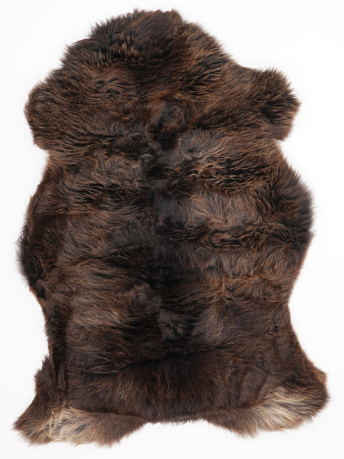 Peau de mouton marron L