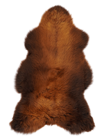 Peau de mouton scandinave ''rusty''