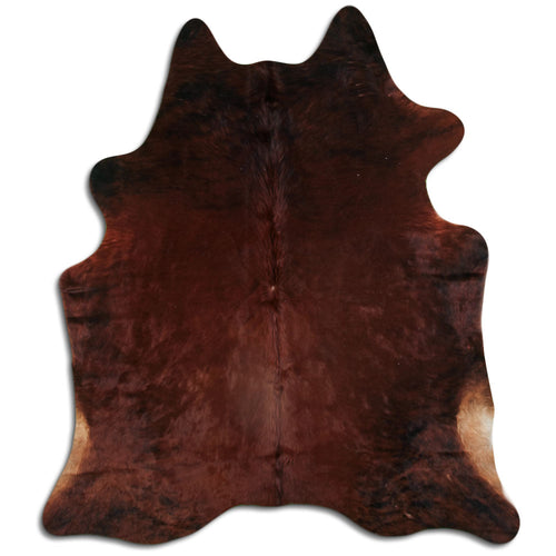 Peau de vache marron L