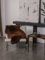 Peau de mouton marron