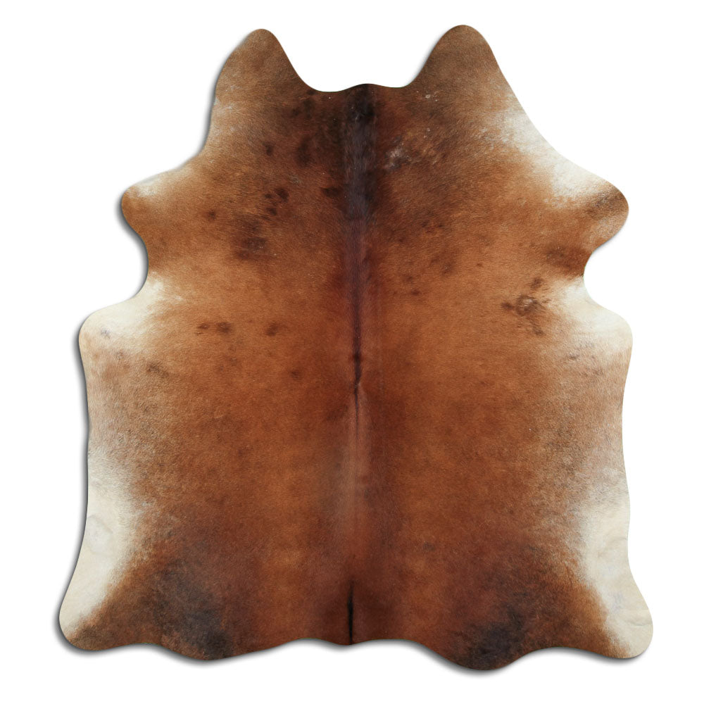 Peau de vache marron L