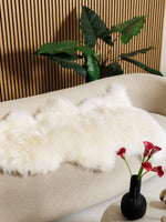 Peau de mouton cousue blanche XXXXL