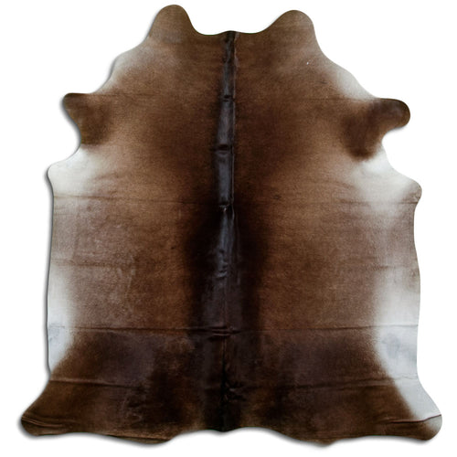 Peau de vache marron L
