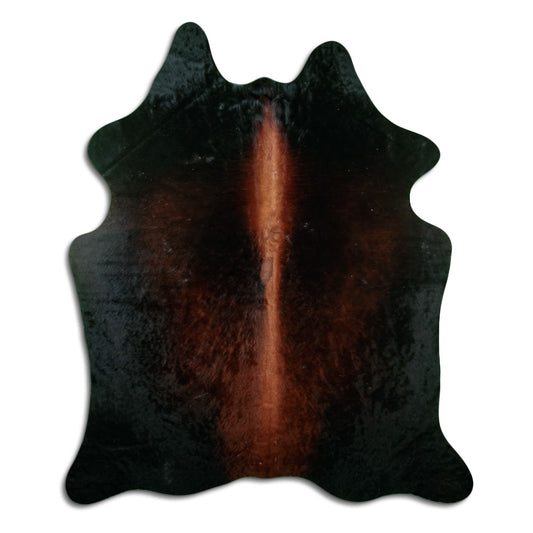 Peau de vache marron L