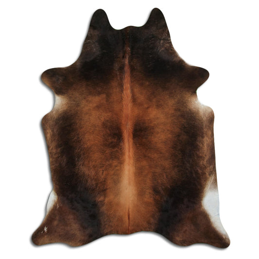 Peau de vache marron L