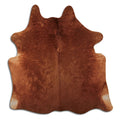 Peau de vache marron L
