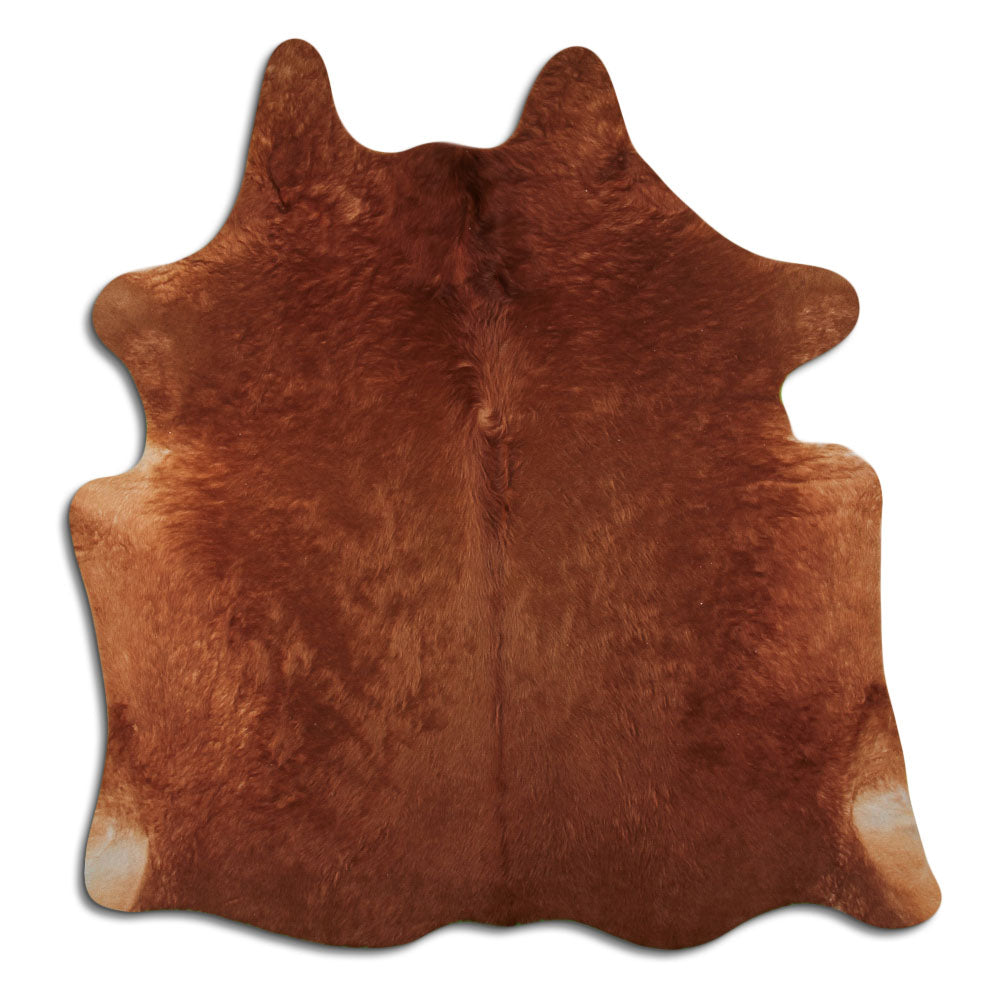 Peau de vache marron L