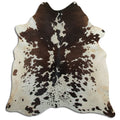 Peau de vache marron et blanche XXL