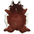 Peau de vache marron et blanche XXL