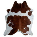 Peau de vache marron et blanche XXL