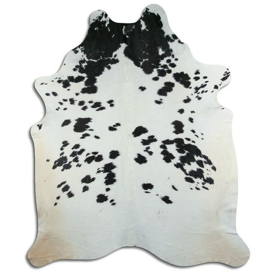 Peau de vache noire et blanche XXXL