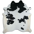 Peau de vache noire et blanche XXXL
