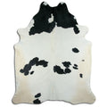 Peau de vache noire et blanche XXXL