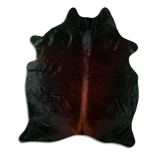 Peau de vache marron L
