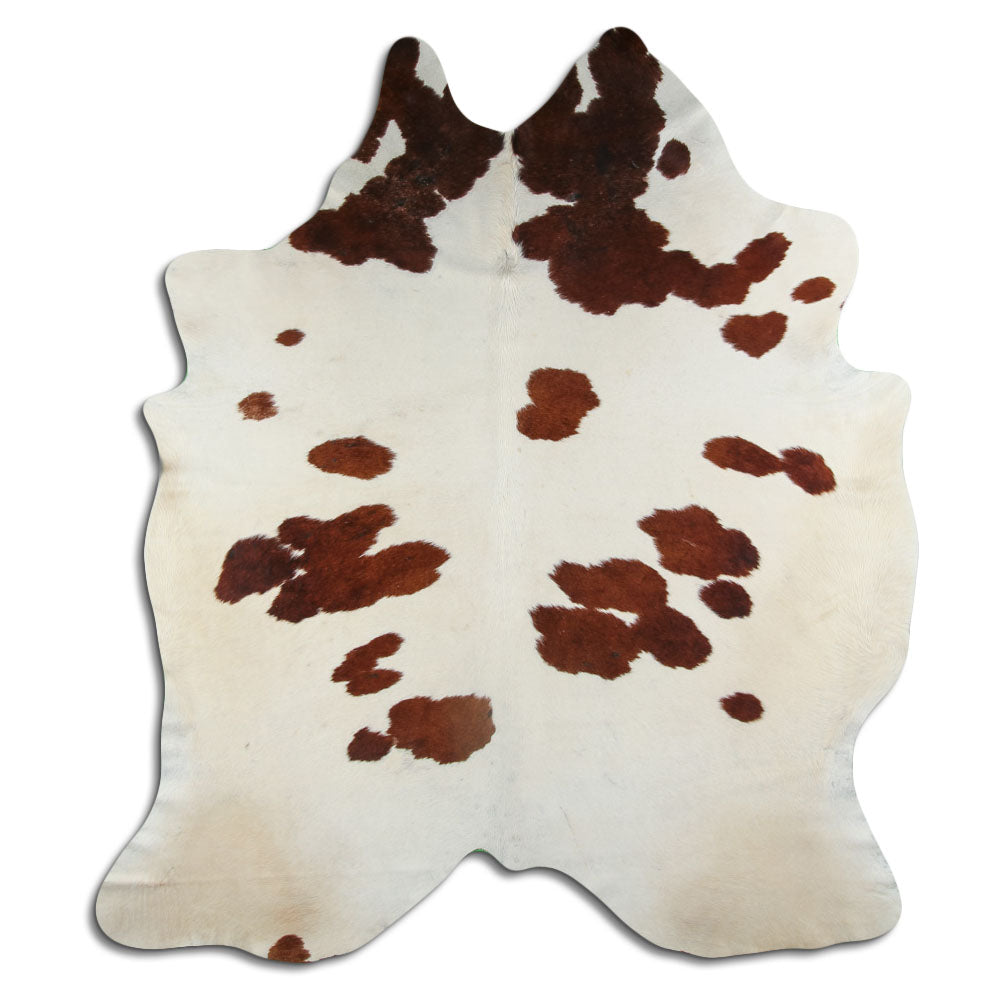 Peau de vache marron et blanche XXL