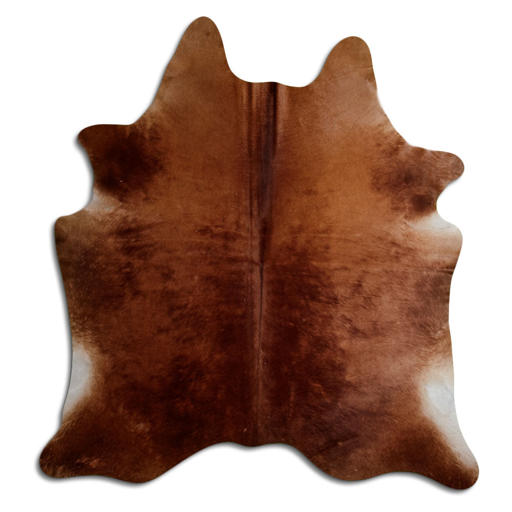 Peau de vache marron L