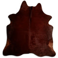 Peau de vache marron L
