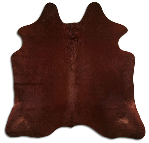 Peau de vache marron L