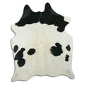 Peau de vache noire et blanche L