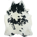 Peau de vache noire et blanche XXL