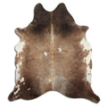 Peau de vache marron et blanche XXL