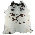 Peau de vache marron et blanche XXL