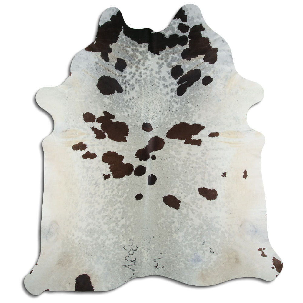 Peau de vache marron et blanche XXL