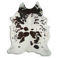 Peau de vache marron et blanche XXL