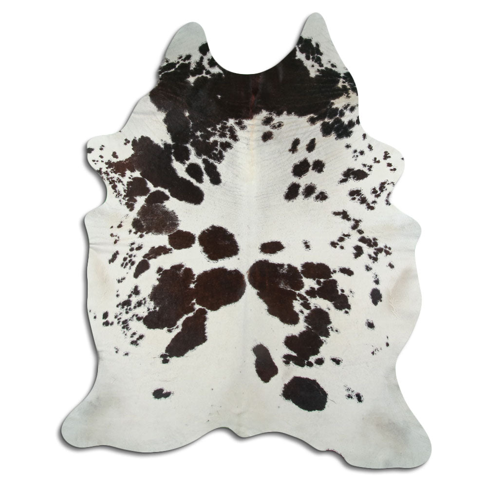 Peau de vache marron et blanche XXL