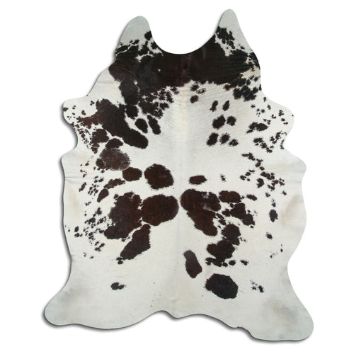 Peau de vache marron et blanche XXL